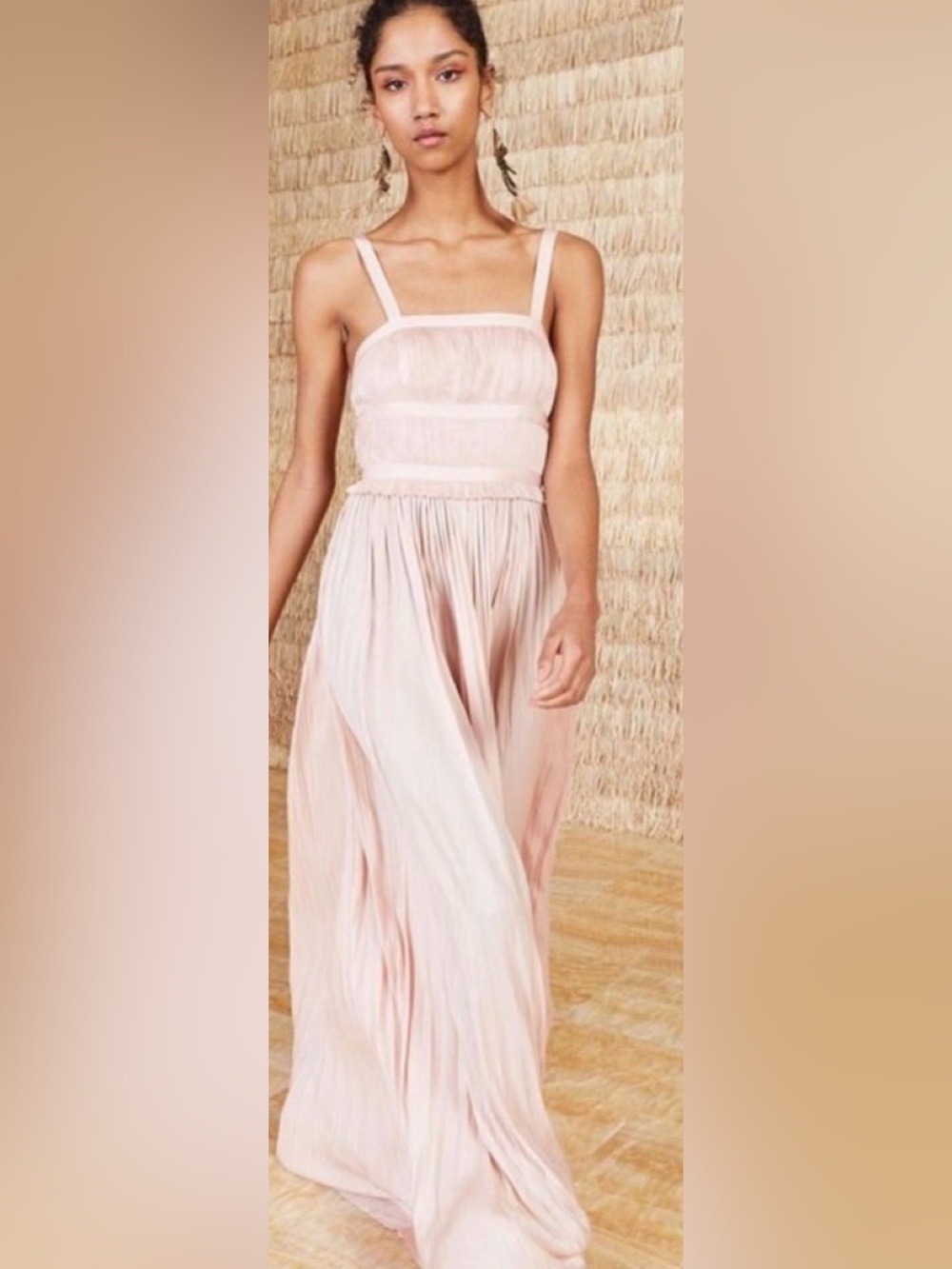 Ulla Johnson Imani Gown Blush